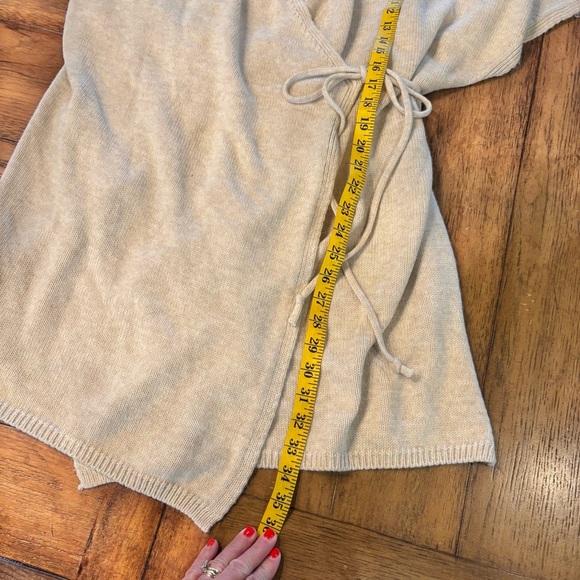 Mango Wrap Sweater Cardigan, OS, Minimalist Lagenlook Modern Casual Contemporary - Picture 14 of 14
